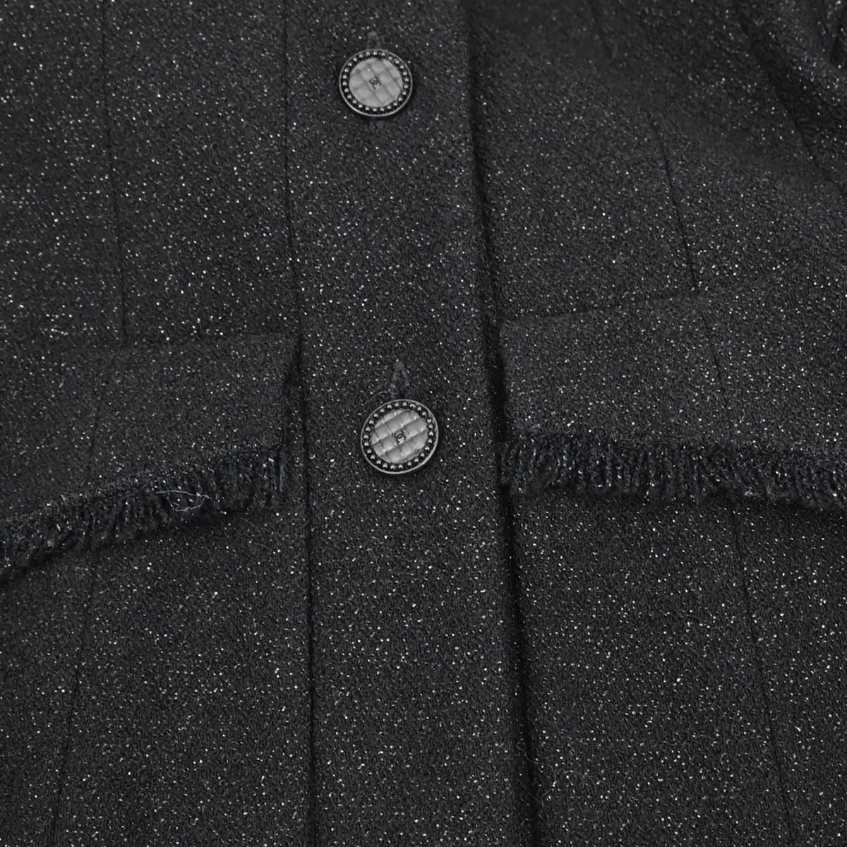 Chanel 2003 Single Breasted Jacket Black #34