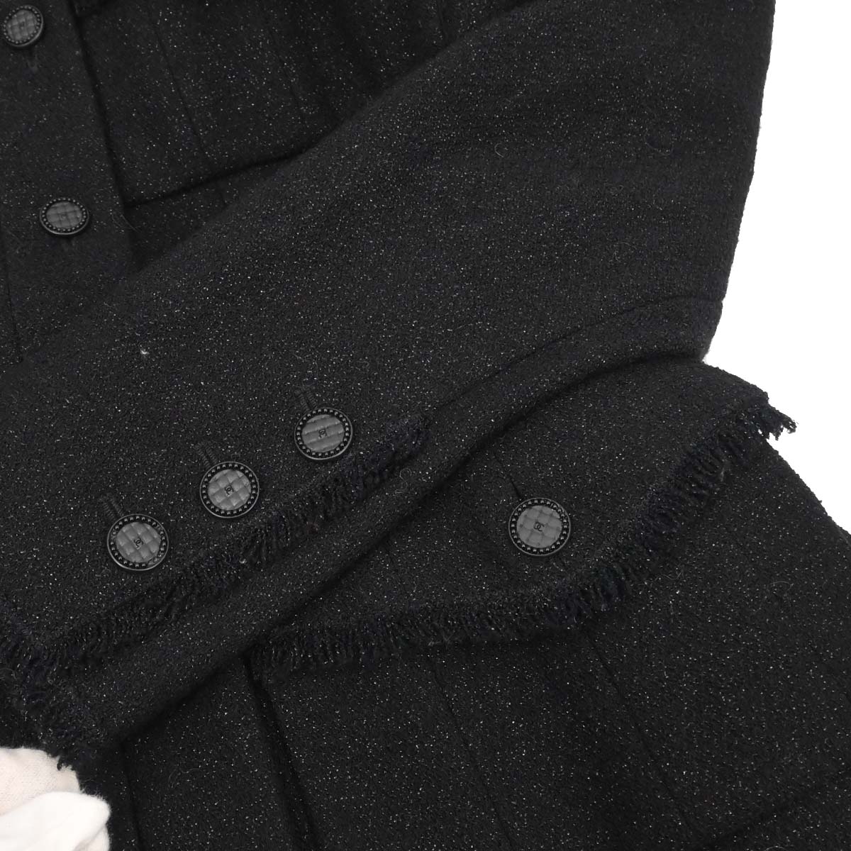 Chanel 2003 Single Breasted Jacket Black #34