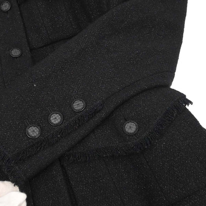 Chanel 2003 Single Breasted Jacket Black #34