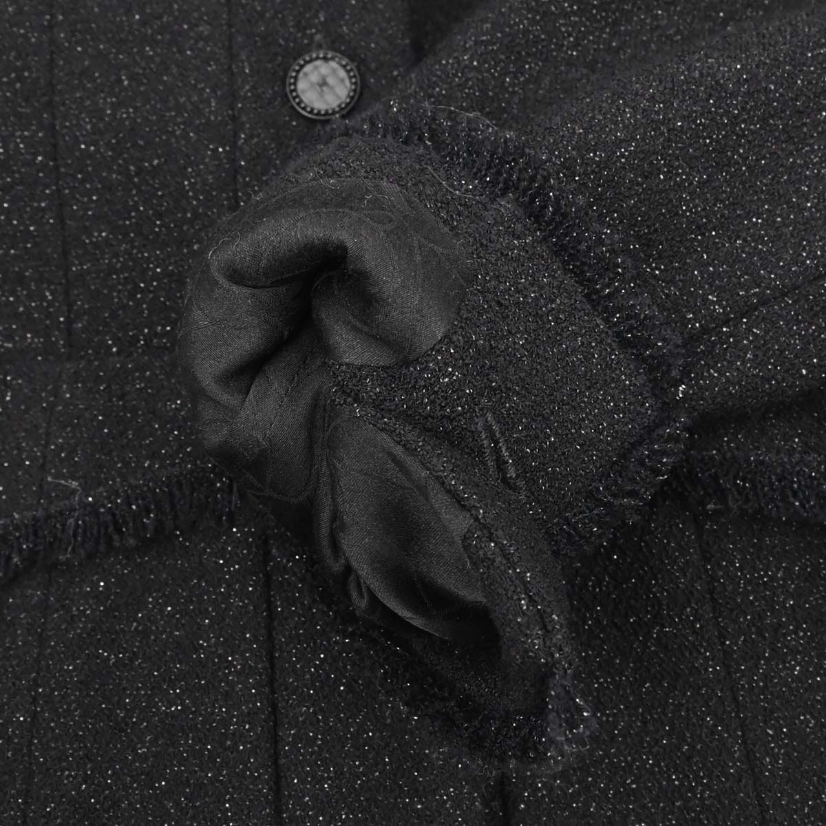 Chanel 2003 Single Breasted Jacket Black #34