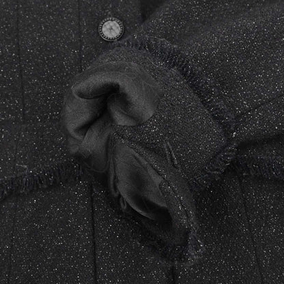 Chanel 2003 Single Breasted Jacket Black #34