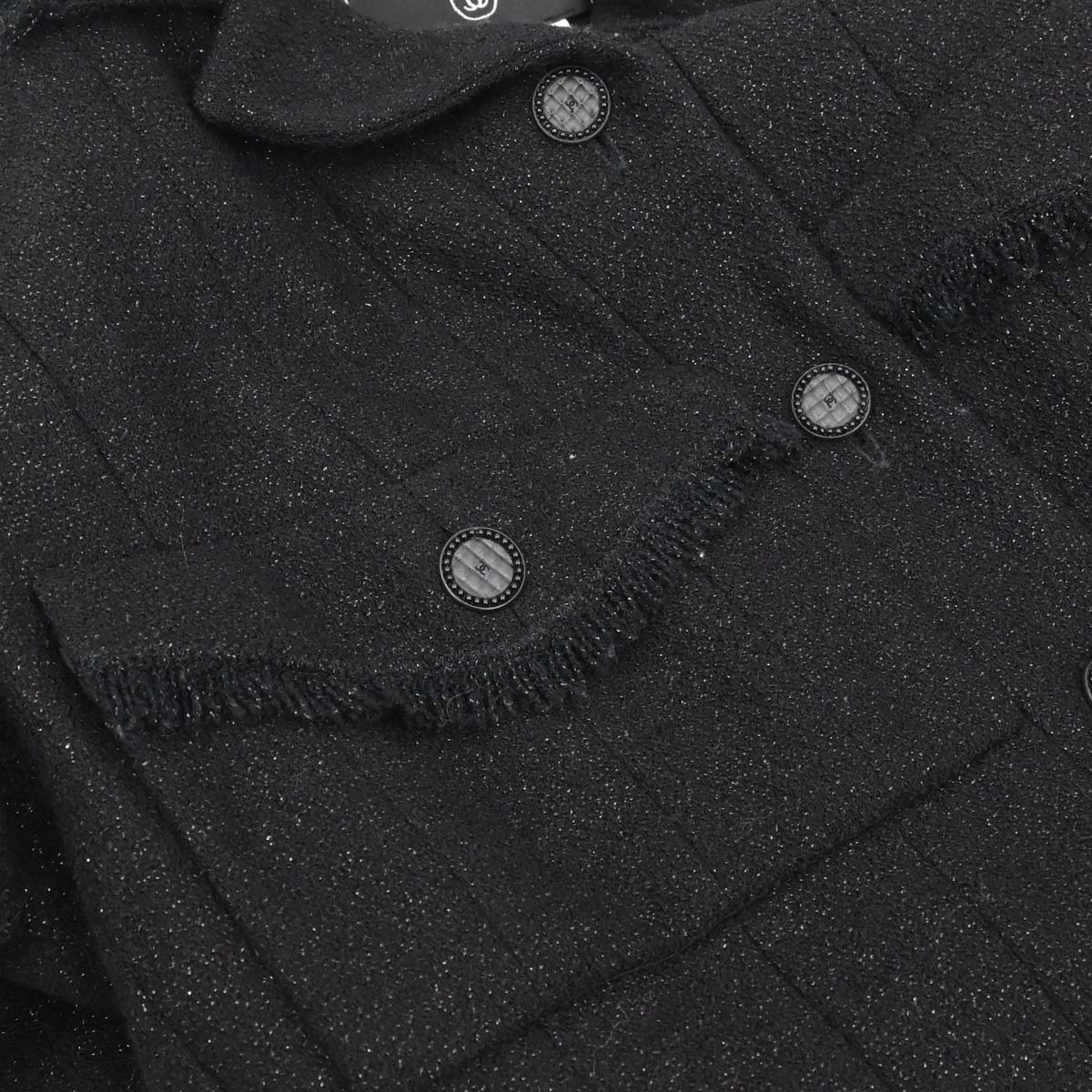 Chanel 2003 Single Breasted Jacket Black #34