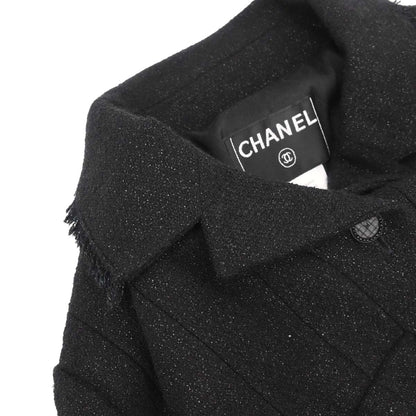 Chanel 2003 Single Breasted Jacket Black #34