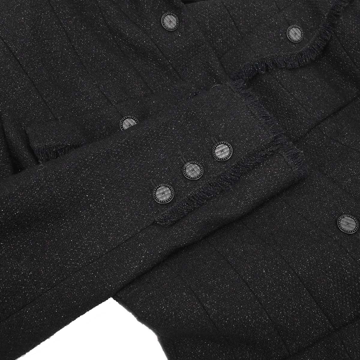 Chanel 2003 Single Breasted Jacket Black #34