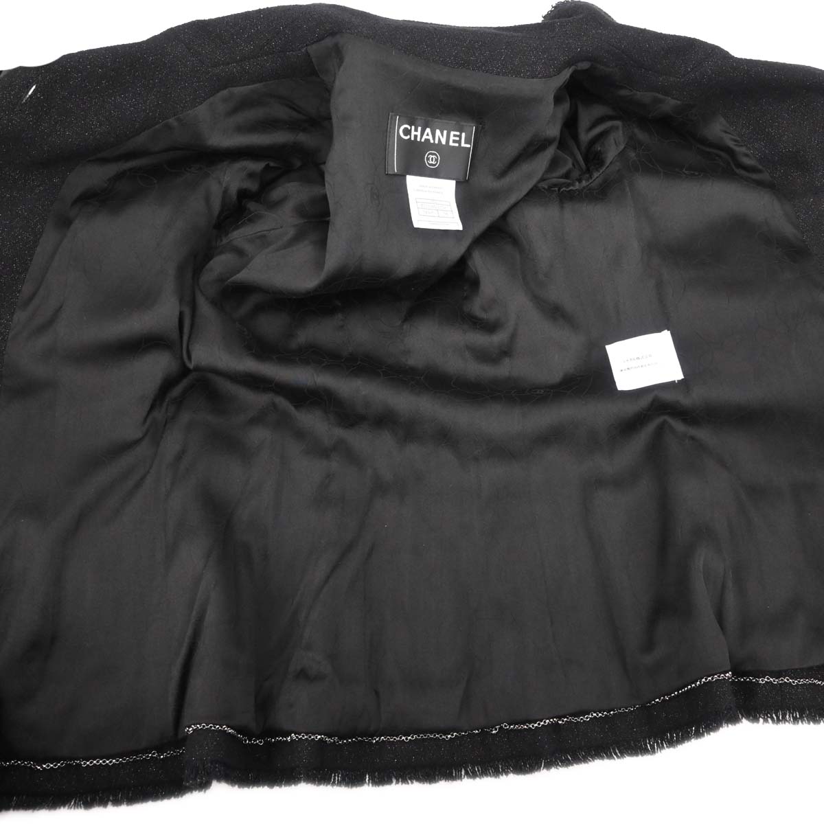 Chanel 2003 Single Breasted Jacket Black #34