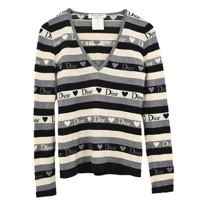 Christian Dior 2005 Sweater Knit Top Black #40