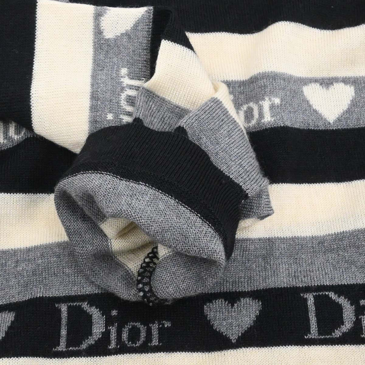 Christian Dior 2005 Sweater Knit Top Black #40