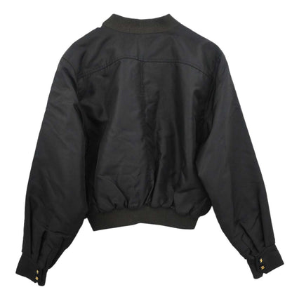 Chanel Zip Up Jacket Black
