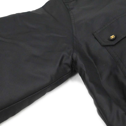 Chanel Zip Up Jacket Black