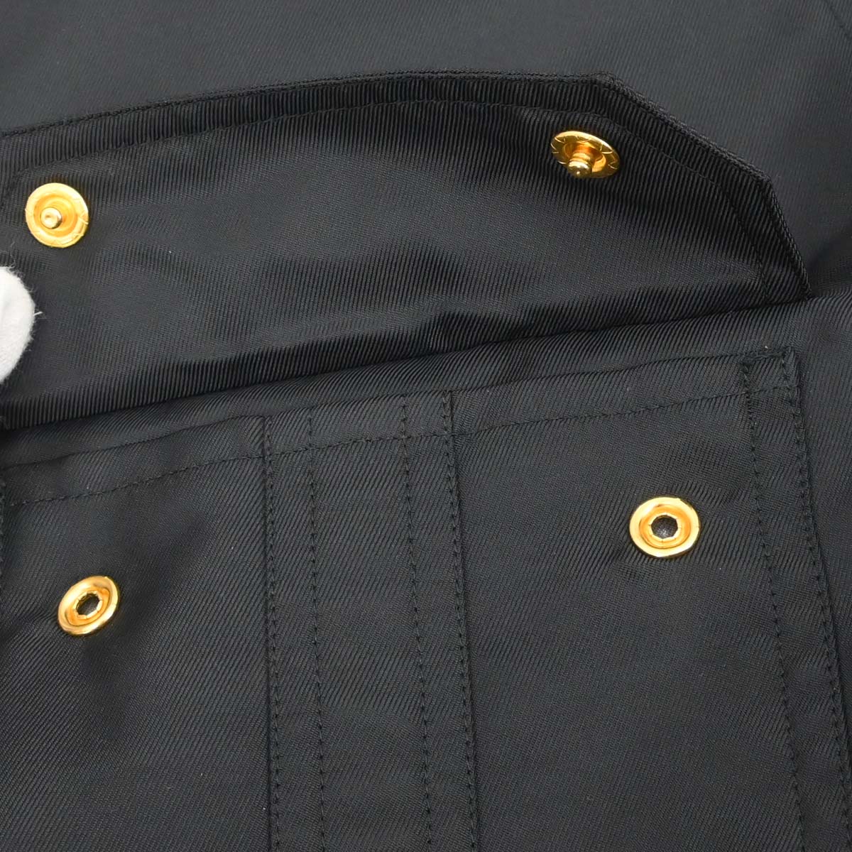 Chanel Zip Up Jacket Black
