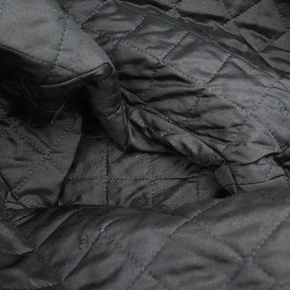 Chanel Zip Up Jacket Black