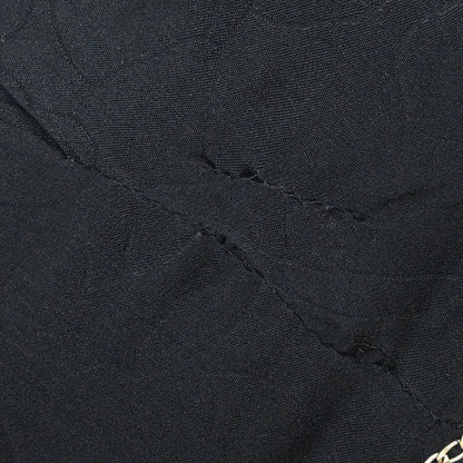 Chanel 2007 Single Breasted Collarless Jacket Black #36