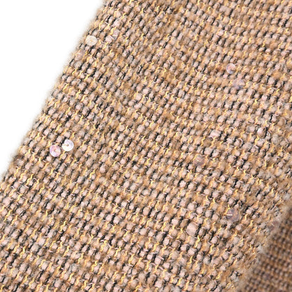 Chanel 2003 Jacket Coat Tweed Brown #44