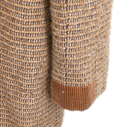Chanel 2003 Jacket Coat Tweed Brown #44