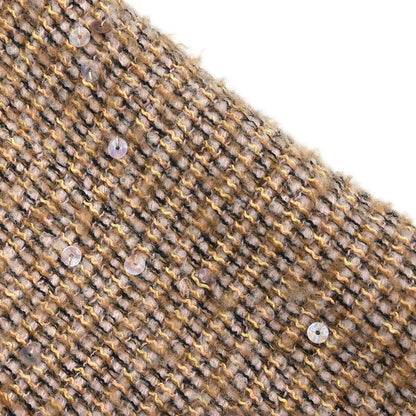Chanel 2003 Jacket Coat Tweed Brown #44