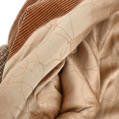 Chanel 2003 Jacket Coat Tweed Brown #44