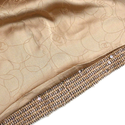 Chanel 2003 Jacket Coat Tweed Brown #44