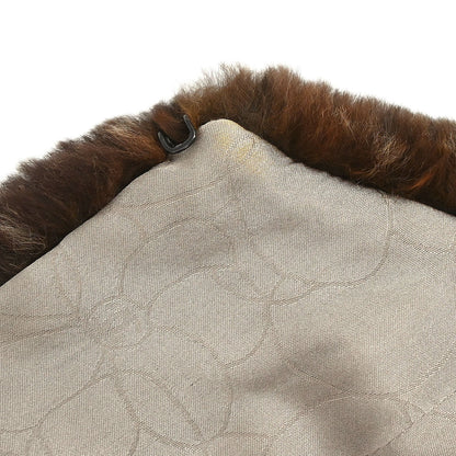 Chanel 2005 Setup Suit Jacket Skirt Tweed Brown #36