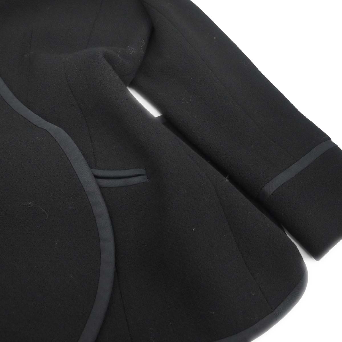Chanel 1996 Single Breasted Jacket Black #38