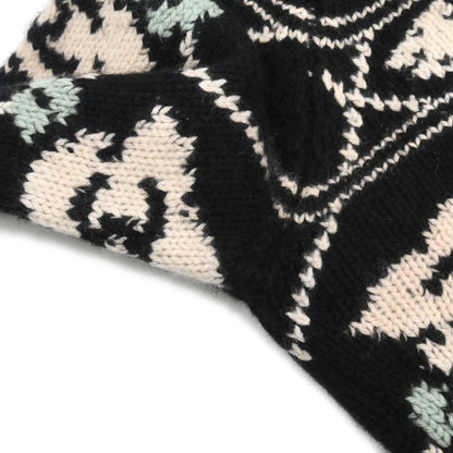 Chanel 1995 Sweater Knit Top Black #38