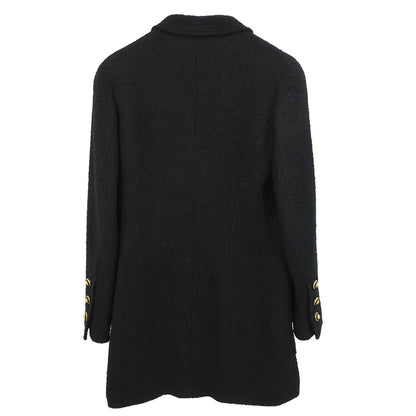 Chanel Single Breasted Jacket Black #38