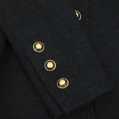 Chanel Single Breasted Jacket Black #38