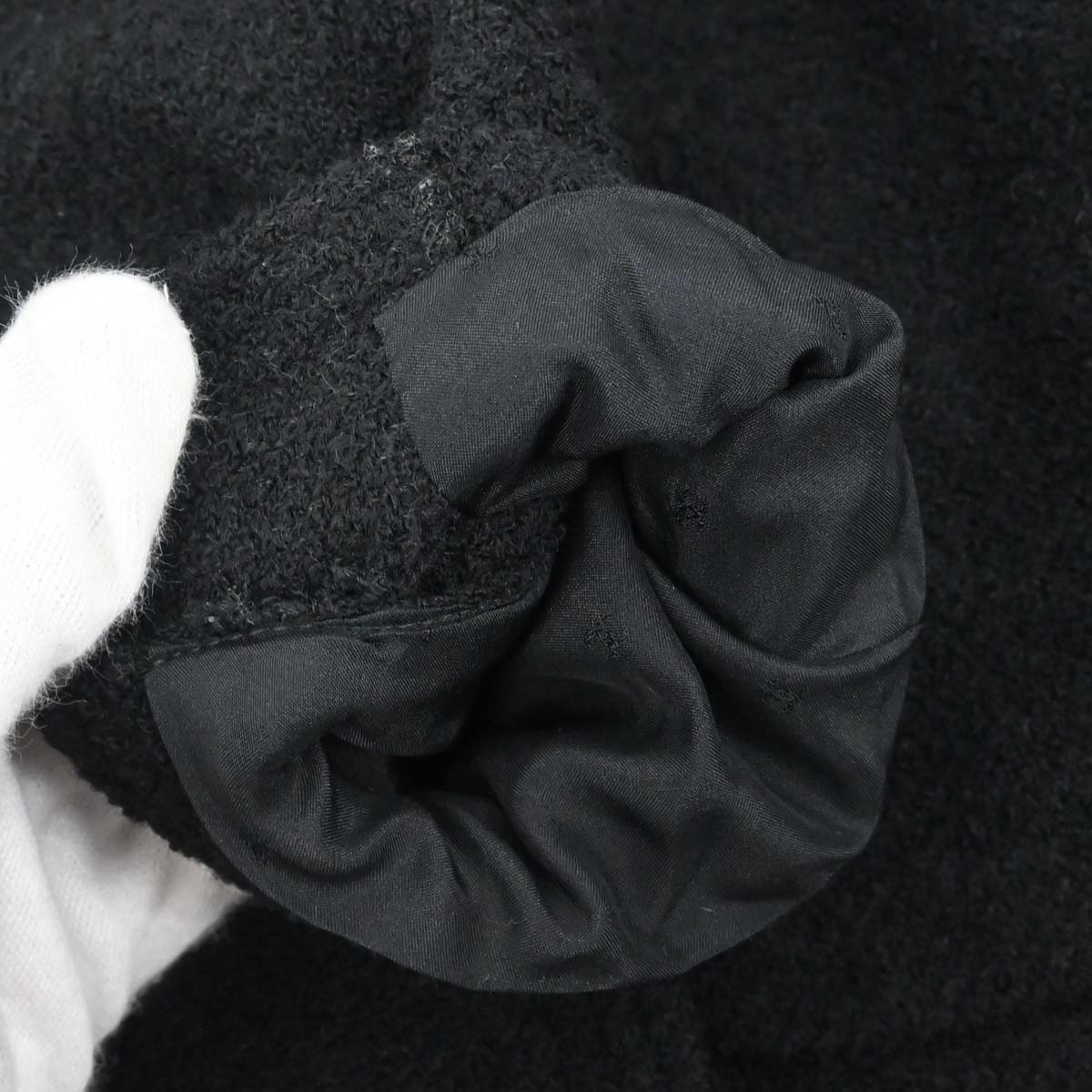 Chanel Single Breasted Jacket Black #38