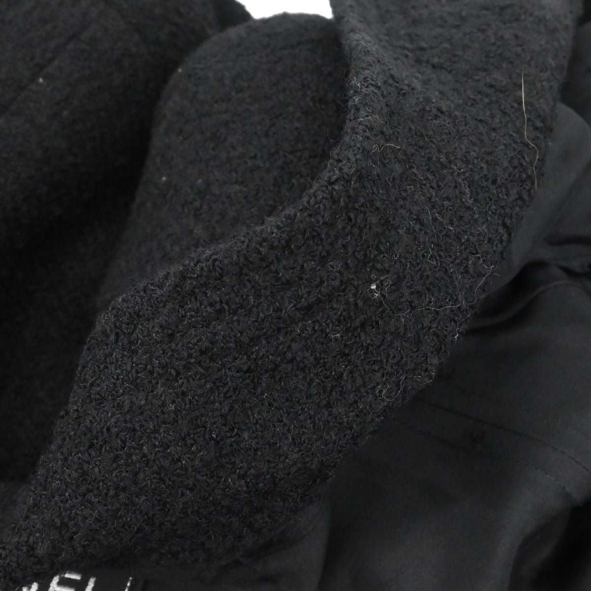 Chanel Single Breasted Jacket Black #38