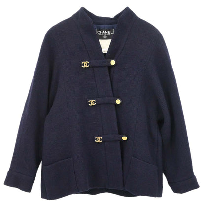 Chanel Double Breasted Jacket Navy
