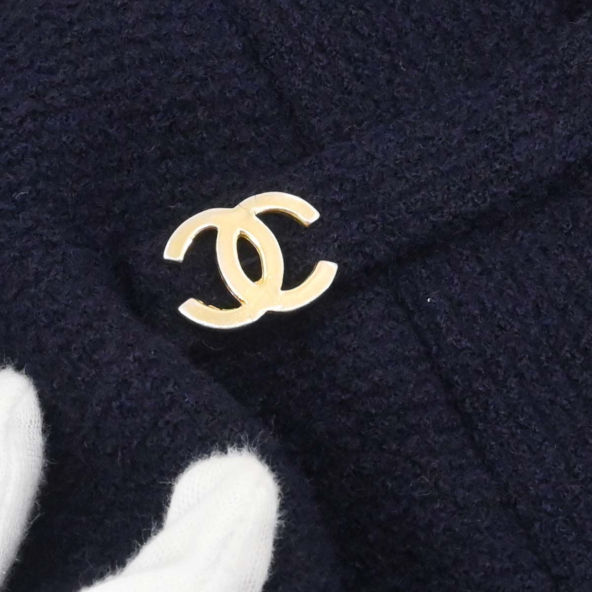 Chanel Double Breasted Jacket Navy