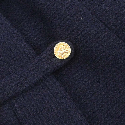 Chanel Double Breasted Jacket Navy