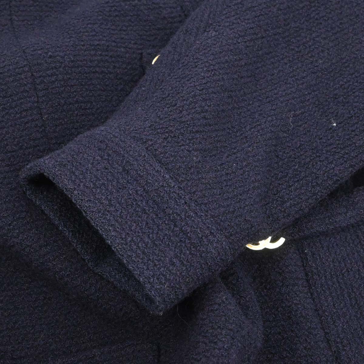 Chanel Double Breasted Jacket Navy