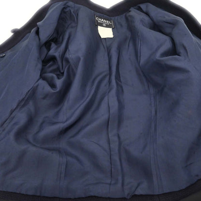 Chanel Double Breasted Jacket Navy