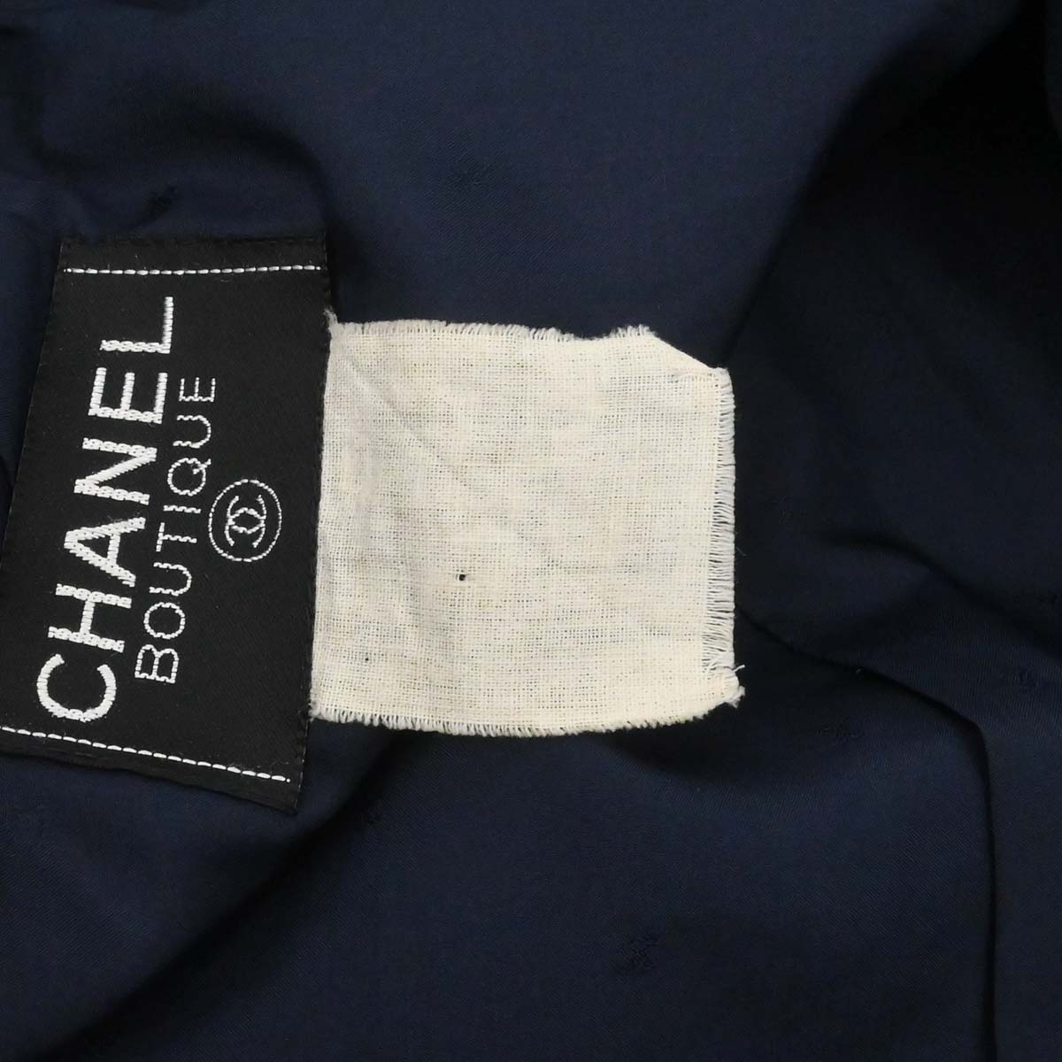 Chanel Double Breasted Jacket Navy