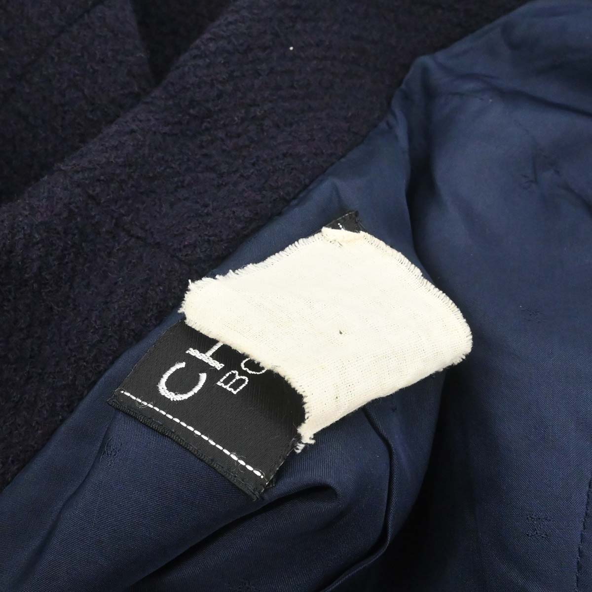 Chanel Double Breasted Jacket Navy