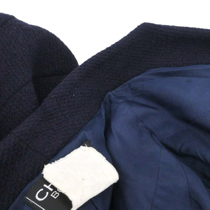 Chanel Double Breasted Jacket Navy
