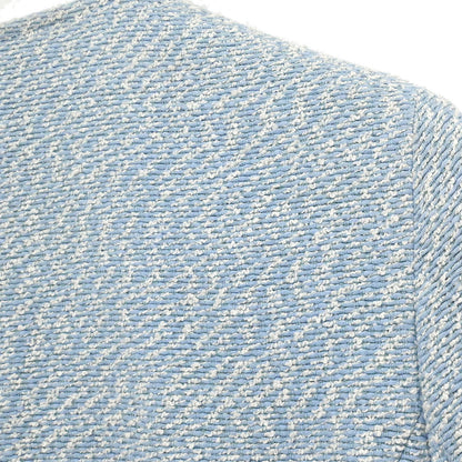 Chanel 1996 Tweed Coat Light Blue #42