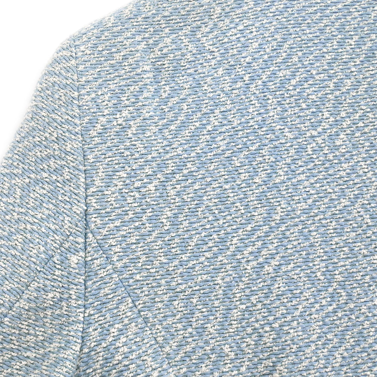 Chanel 1996 Tweed Coat Light Blue #42