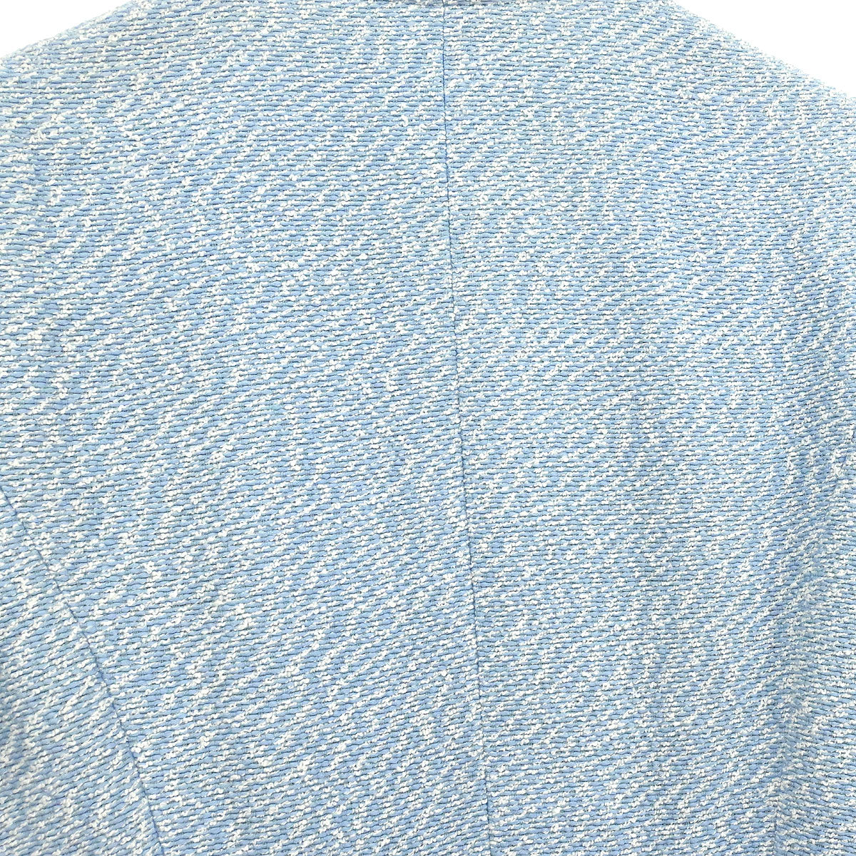 Chanel 1996 Tweed Coat Light Blue #42