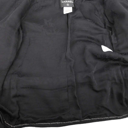 Chanel 2015-2016 Collarless Jacket Black #38