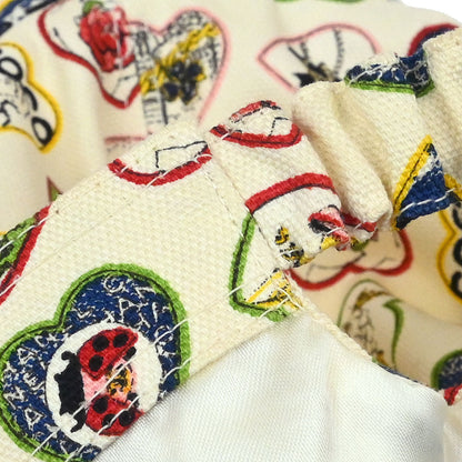 Chanel Ivory Cotton #M Cap Hat Small Good
