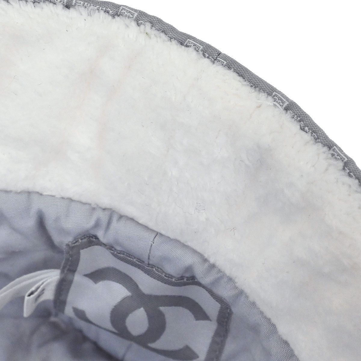 Chanel White Sport Line Bucket Hat #M Small Good