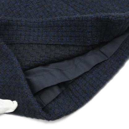 Chanel * 2000 Setup Suit Jacket Skirt Navy #40