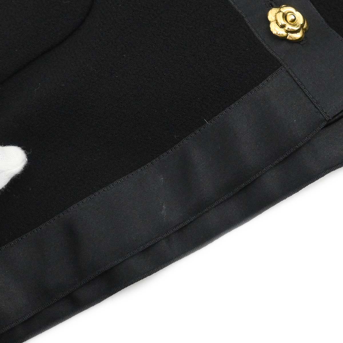 Chanel Setup Suit Jacket Skirt Black #38