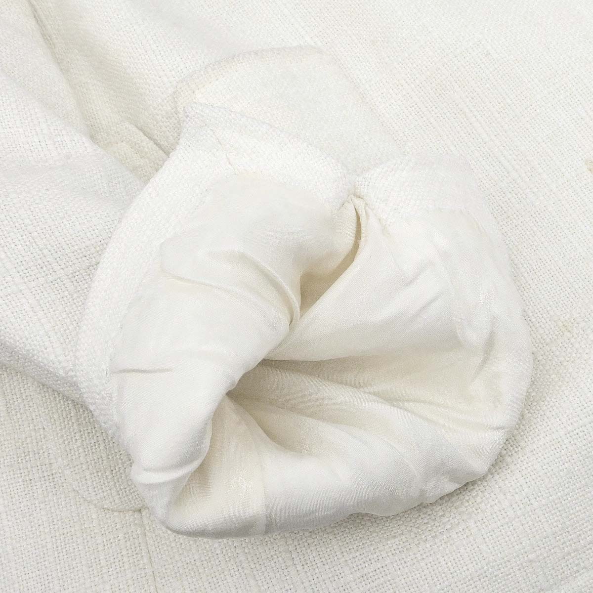 Chanel Setup Suit Jacket Skirt White #40