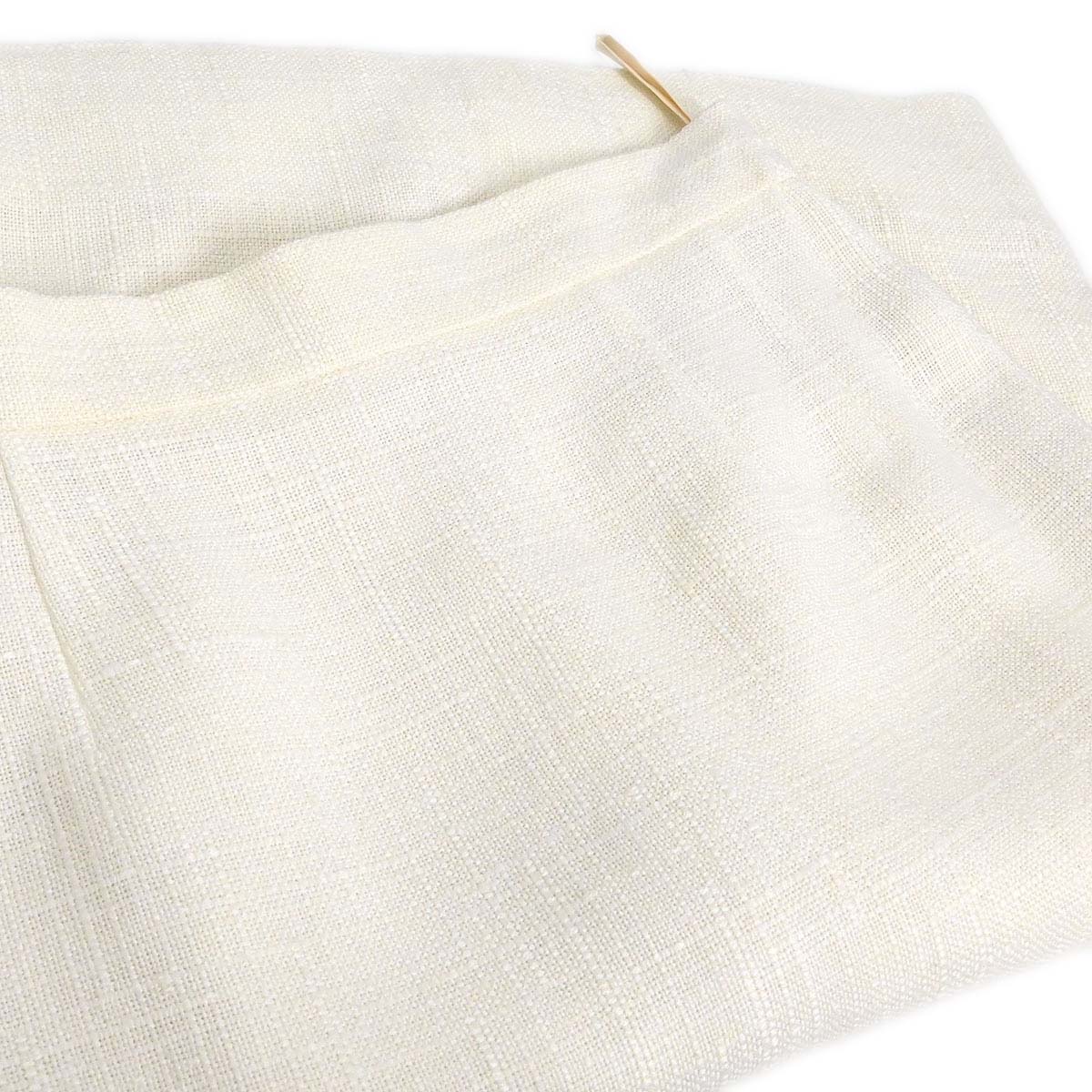 Chanel Setup Suit Jacket Skirt White #40