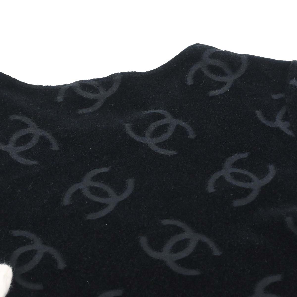 Chanel Cropped T-shirt Black #36