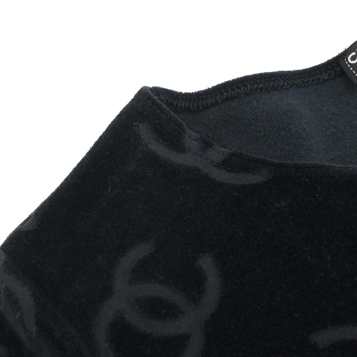 Chanel Cropped T-shirt Black #36