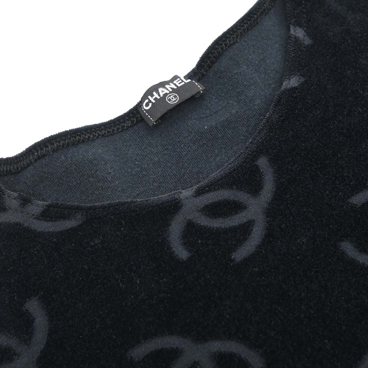 Chanel Cropped T-shirt Black #36