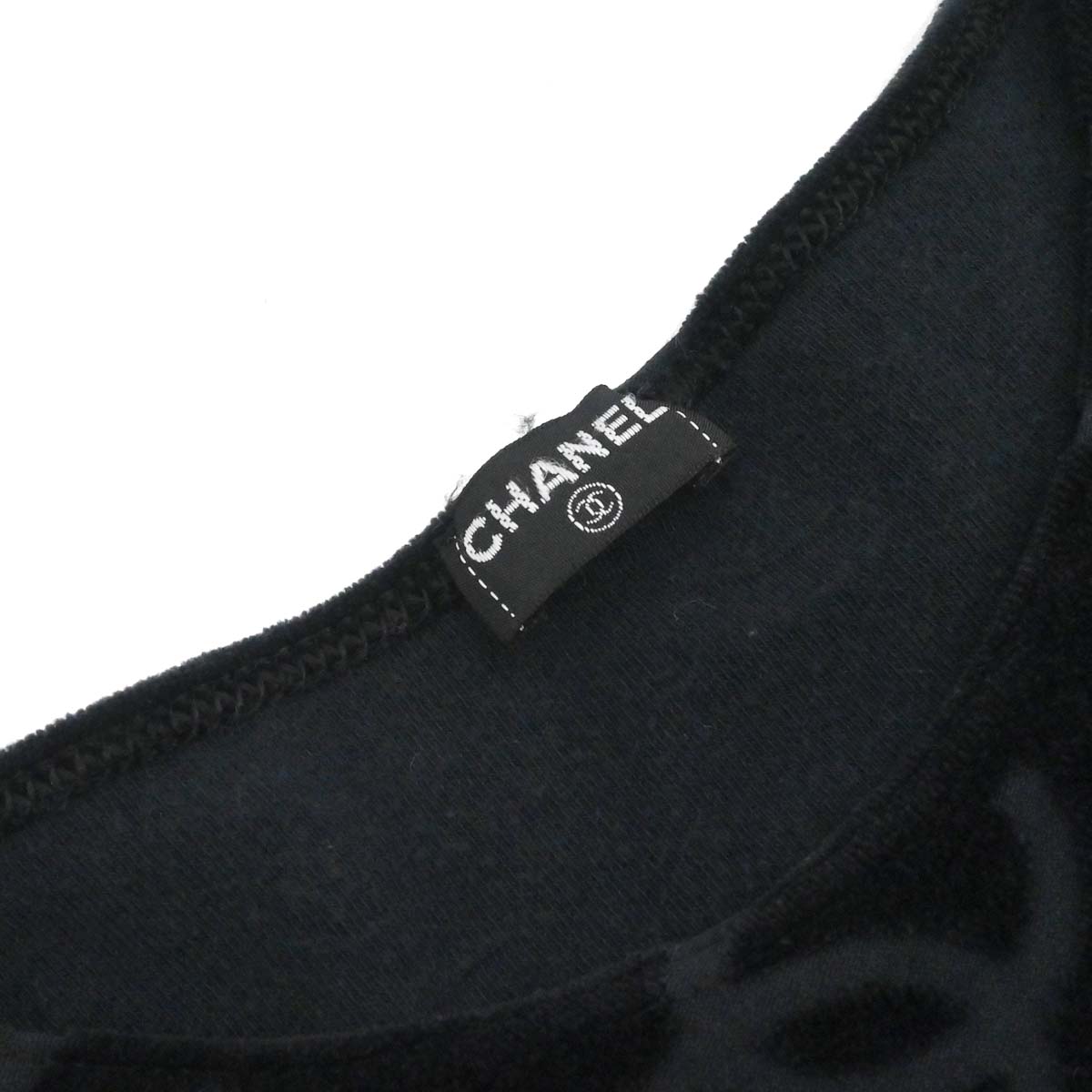 Chanel Cropped T-shirt Black #36